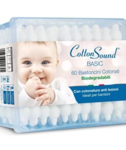 Cotton Sound Baby vatos pagaliukai kūdikiams, 60 vnt.
