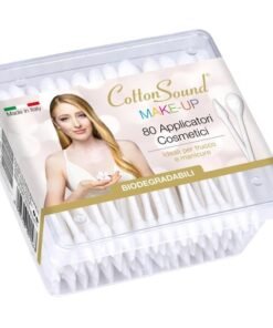 Cotton Sound Make-Up kosmetiniai vatos pagaliukai, 80 vnt.