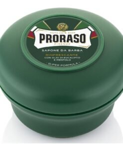 Proraso Green skutimosi muilas su eukaliptų aliejumi ir mentoliu, 150 ml