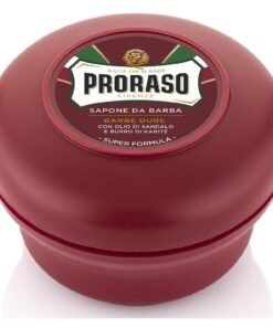 Proraso Red skutimosi muilas su sandalmedžio aliejumi ir taukmedžio sviestu, 150 ml