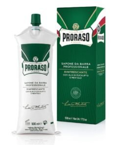 Proraso Green profesionalus skutimosi kremas su eukaliptų aliejumi ir mentoliu, 500 ml
