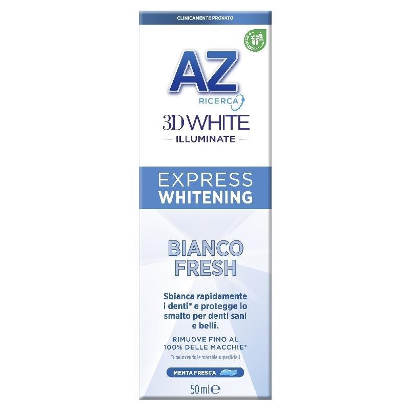 AZ 3D White Illuminate Express Whitening dantų pasta, 50 ml