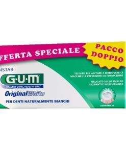 GUM Original White balinamoji dantų pasta, 2 x 75 ml