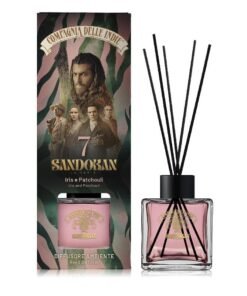 Compagnia delle Indie Sandokan namų kvapas su lazdelėmis Iris & Patchouli, 100 ml