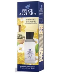 Felce Azzurra namų kvapas su lazdelėmis White Tea & Osmanthus, 120 ml