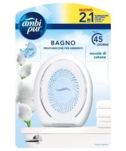 Ambi Pur „Bagno Nuvole di Cotone“ vonios gelinis kvapų sugėriklis, iki 45 dienų