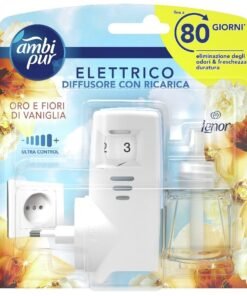 Ambi Pur Gold & Vanilla Flowers elektrinis difuzorius su papildymu, 20 ml