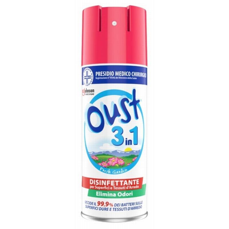 Oust 3in1 Fresh Garden dezinfekuojantis patalpų gaiviklis, 400 ml
