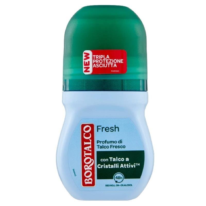 Borotalco Fresh rutulinis dezodorantas, 50 ml