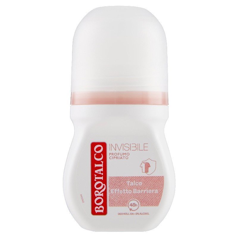 Borotalco Invisible Pink rutulinis dezodorantas, 50 ml
