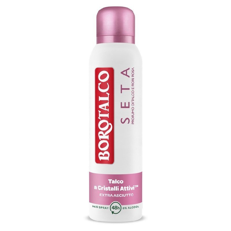 Borotalco Seta purškiamas dezodorantas, 150 ml