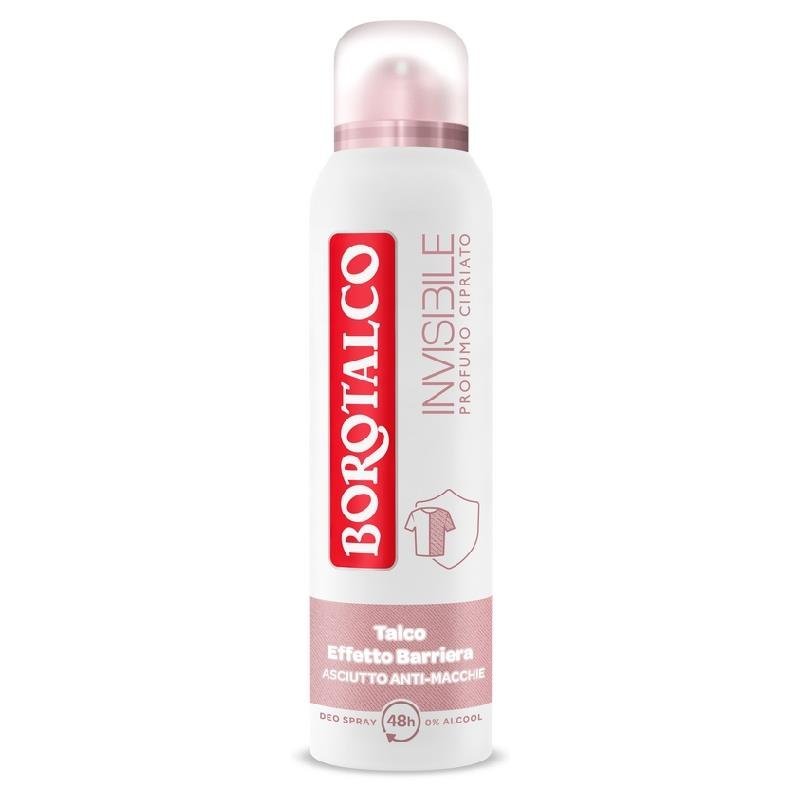 Borotalco Invisible Rose purškiamas dezodorantas, 150 ml