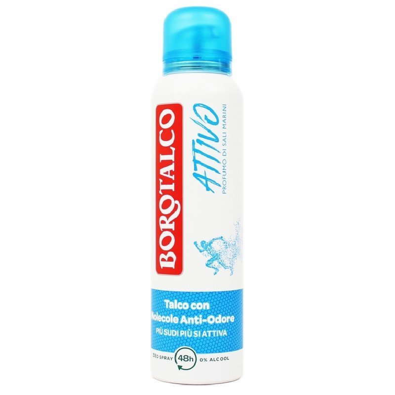 Borotalco Active purškiamas dezodorantas Sea Salts, 150 ml