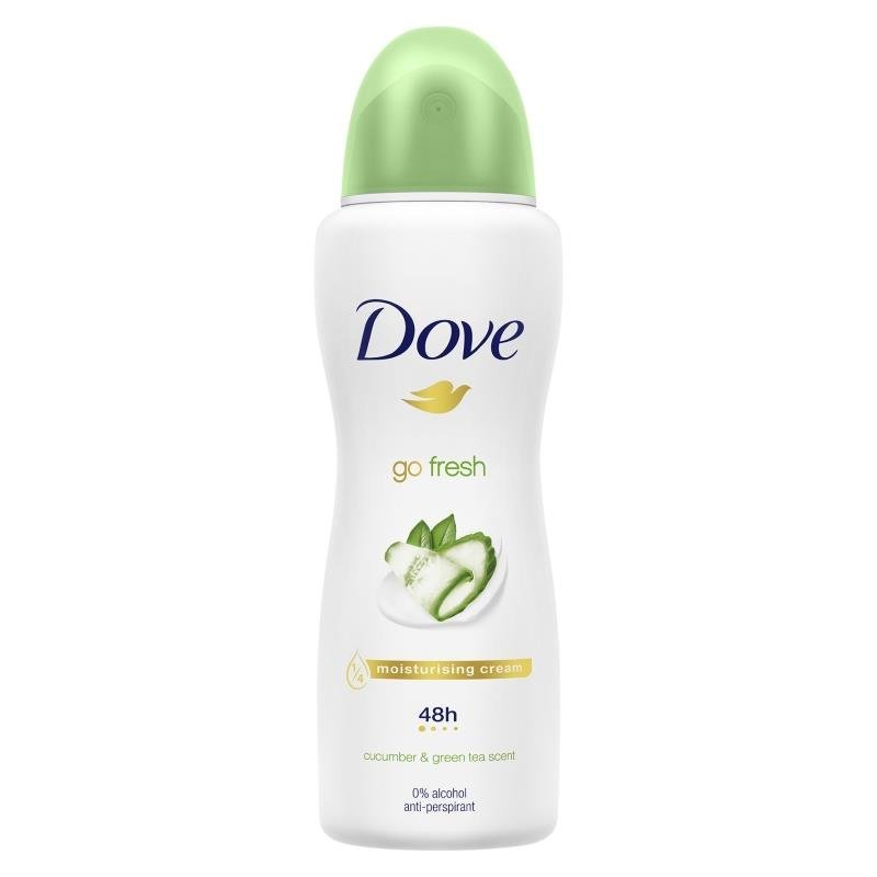 Dove Go Fresh Cucumber purškiamas antiperspirantas, 125 ml