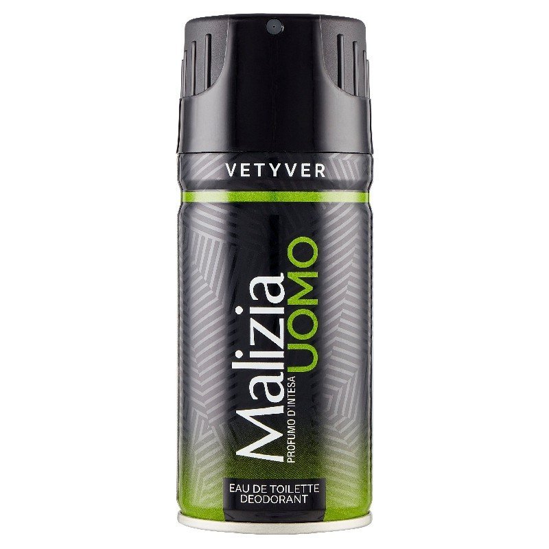 Malizia Uomo Vetyver purškiamas dezodorantas vyrams, 150 ml