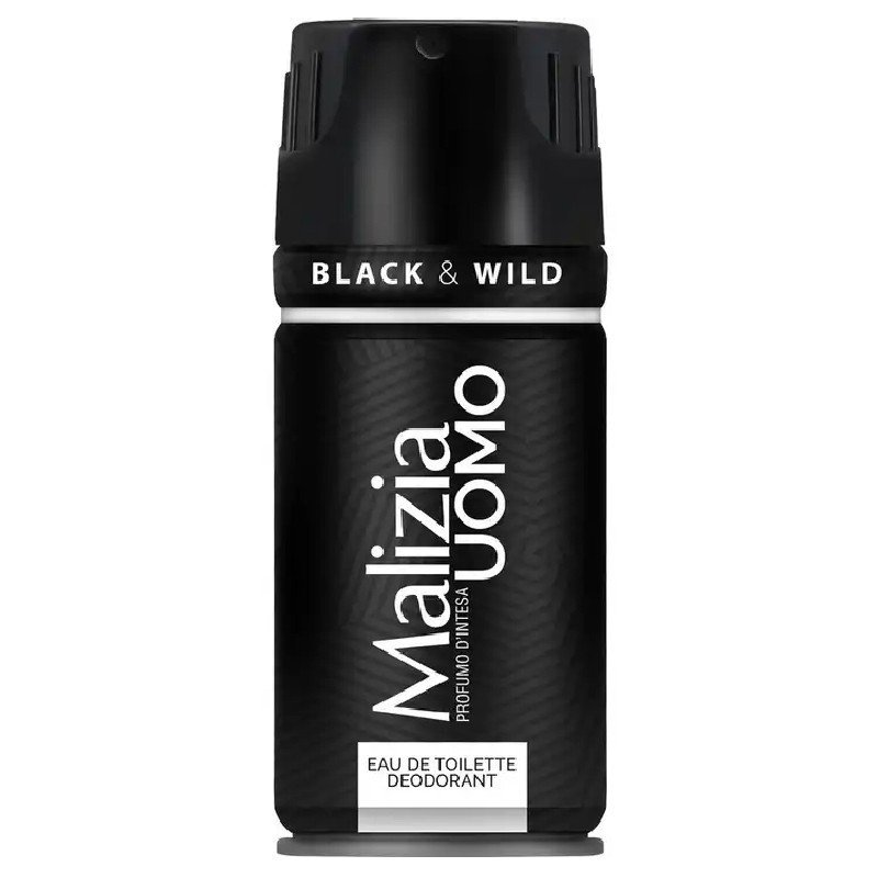 Malizia Uomo Black & Wild purškiamas dezodorantas vyrams, 150 ml