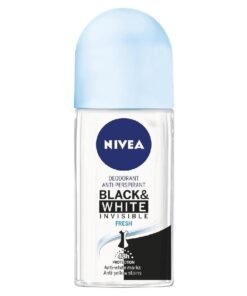 Nivea Black & White Invisible Fresh rutulinis antiperspirantas, 50 ml