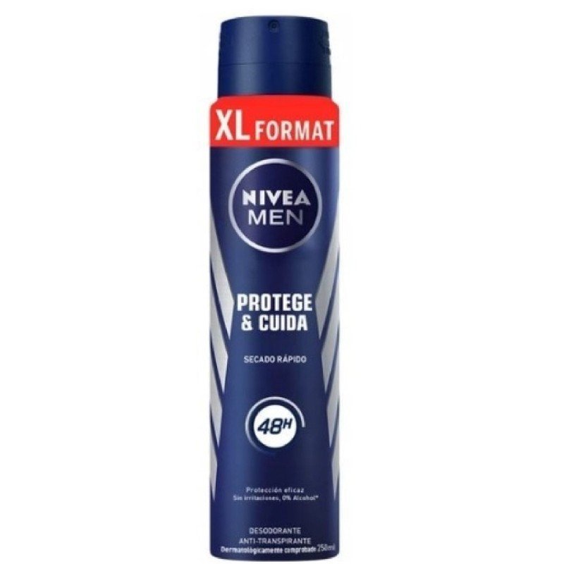 Nivea Men Protect & Care Quick Dry purškiamas antiperspirantas, 250 ml