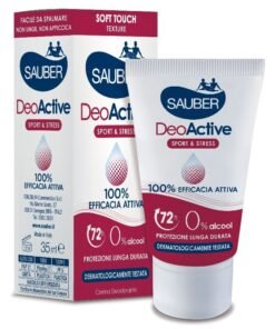 Sauber DeoActive Sport & Stress dezodorantas kremas, 35 ml