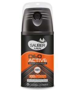 Sauber Men DeoActive Sport & Stress purškiamas dezodorantas, 35 ml