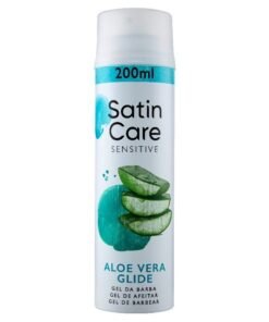 Gillette Satin Care Sensitive Aloe Vera skutimosi gelis, 200 ml
