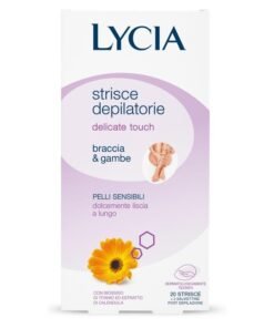 Lycia depiliacinės vaško juostelės kūnui jautriai odai, 20 vnt.