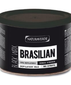 Naturaverde Black Wax Brazil plėvelinis depiliacinis vaškas, 400 ml