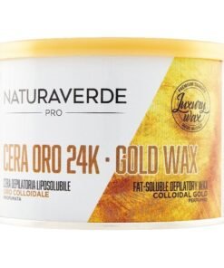 Naturaverde Pro 24K Gold depiliacinis vaškas su koloidiniu auksu, 400 ml