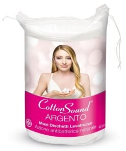 Cotton Sound Argento Maxi makiažo valymo diskeliai, 40 vnt.