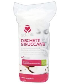 Setablu dischetti struccanti makiažo valymo diskeliai, 60 vnt.
