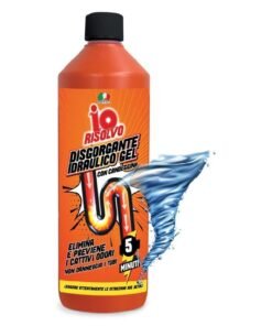 IO Risolvo Disgorgante Idraulico Gel su balikliu kanalizacijos vamzdžių valiklis, 1000 ml