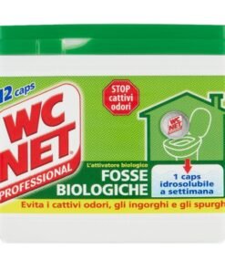 WC Net Professional Fosse Biologiche biologinis nuotekų sistemos aktyvatorius, 12 kapsulių
