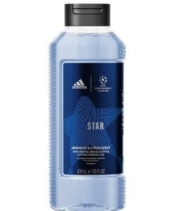 Adidas UEFA Champions League Star 3in1 dušo želė ir šampūnas vyrams, 400 ml