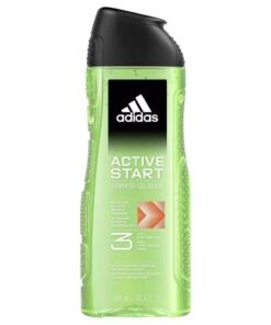 Adidas Active Start 3in1 dušo želė ir šampūnas vyrams, 400 ml