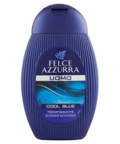 Felce Azzurra Uomo Cool Blue 2in1 dušo želė ir šampūnas vyrams, 250 ml