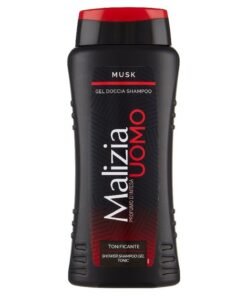 Malizia Uomo Musk dušo želė ir šampūnas vyrams, 250 ml