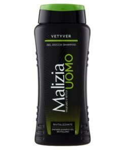 Malizia Uomo Vetyver dušo želė ir šampūnas vyrams, 250 ml