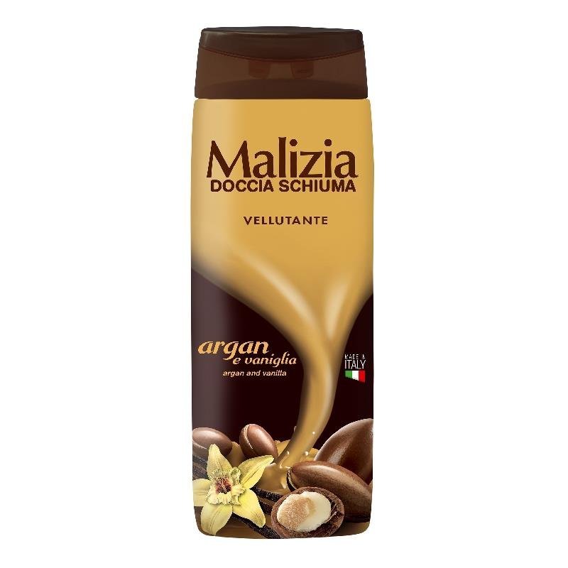 Malizia Argan e Vaniglia Vellutante dušo želė, 300 ml