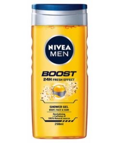 Nivea Men Boost 24H Fresh Effect dušo želė vyrams, 250 ml