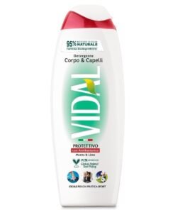 Vidal Protettivo antibakterinis kūno ir plaukų prausiklis su mėta ir laimu, 250 ml
