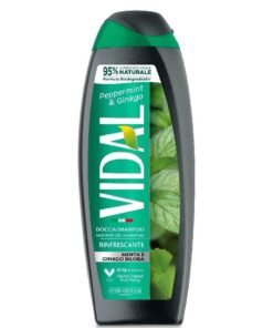 Vidal Refreshing dušo želė ir šampūnas su mėta ir ginkmedžiu, 250 ml