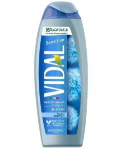 Vidal Sensitive dušo želė su skystuoju talku, 250 ml