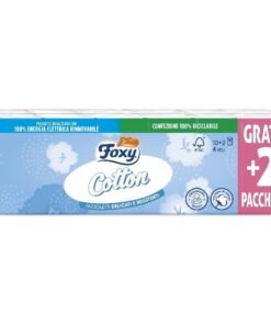 Foxy Cotton popierinės nosinaitės, 12 vnt.
