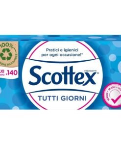 Scottex Tutti Giorni popierinės nosinaitės dėžutėje, 140 vnt.