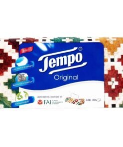 Tempo Original popierinės nosinaitės dėžutėje, 80 vnt.