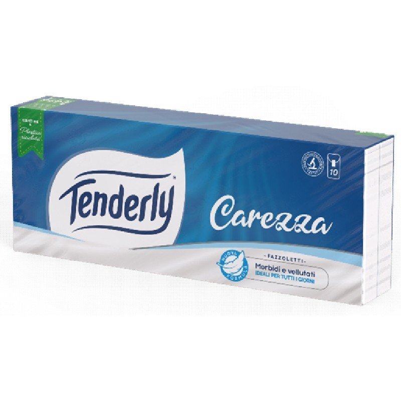 Tenderly Carezza popierinės nosinaitės, 10 vnt.