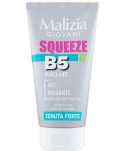 Malizia Giovani Squeeze It B5 Pro-Vit Strong Hold Hair Gel plaukų želė, 150 ml