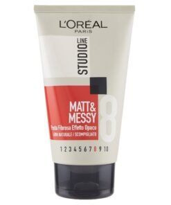 L'Oréal Paris Studio Line Matt & Messy Matte Paste plaukų modeliavimo pasta, 150 ml
