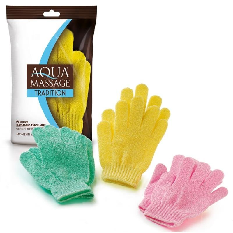 Aqua Massage šveičiamosios vonios pirštinės, 2 vnt.