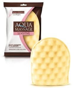 Aqua Massage Sensitive švelni masažinė prausimosi pirštinė, 1 vnt.